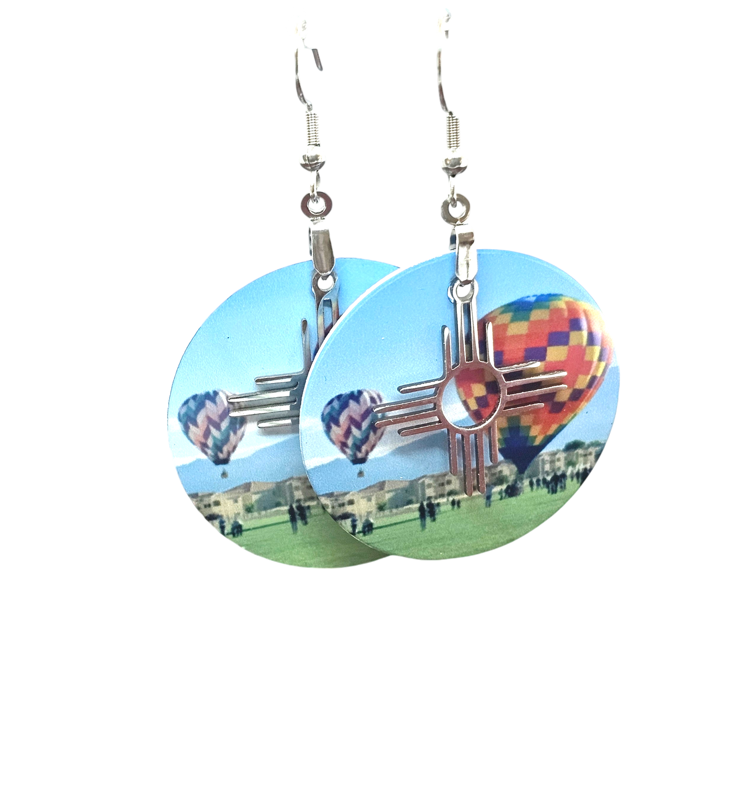 NM landscape dangle earrings