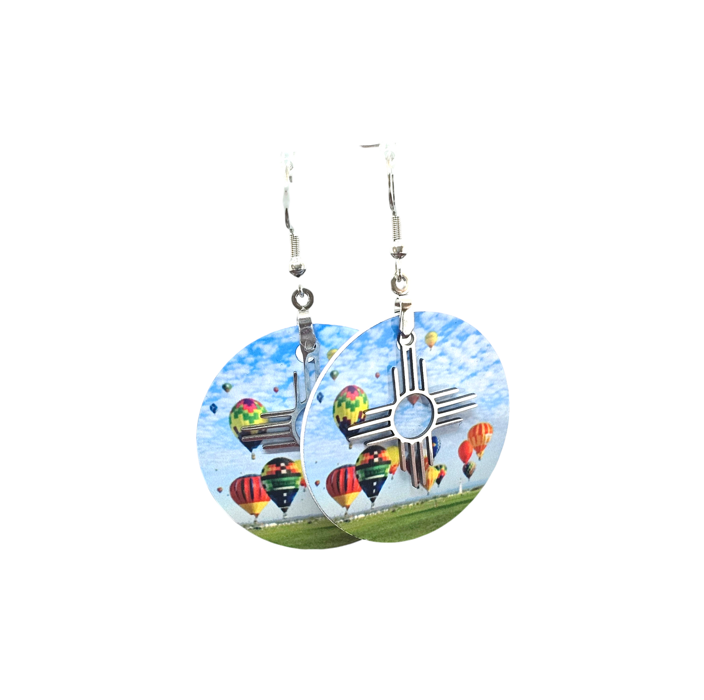 NM landscape dangle earrings