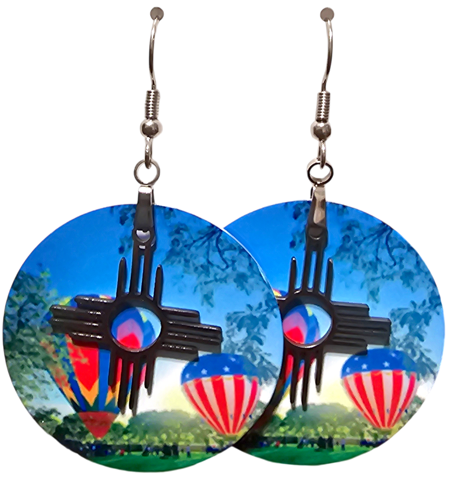 NM landscape dangle earrings