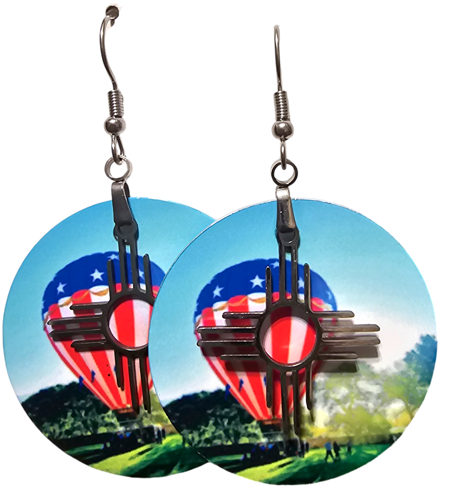 NM landscape dangle earrings