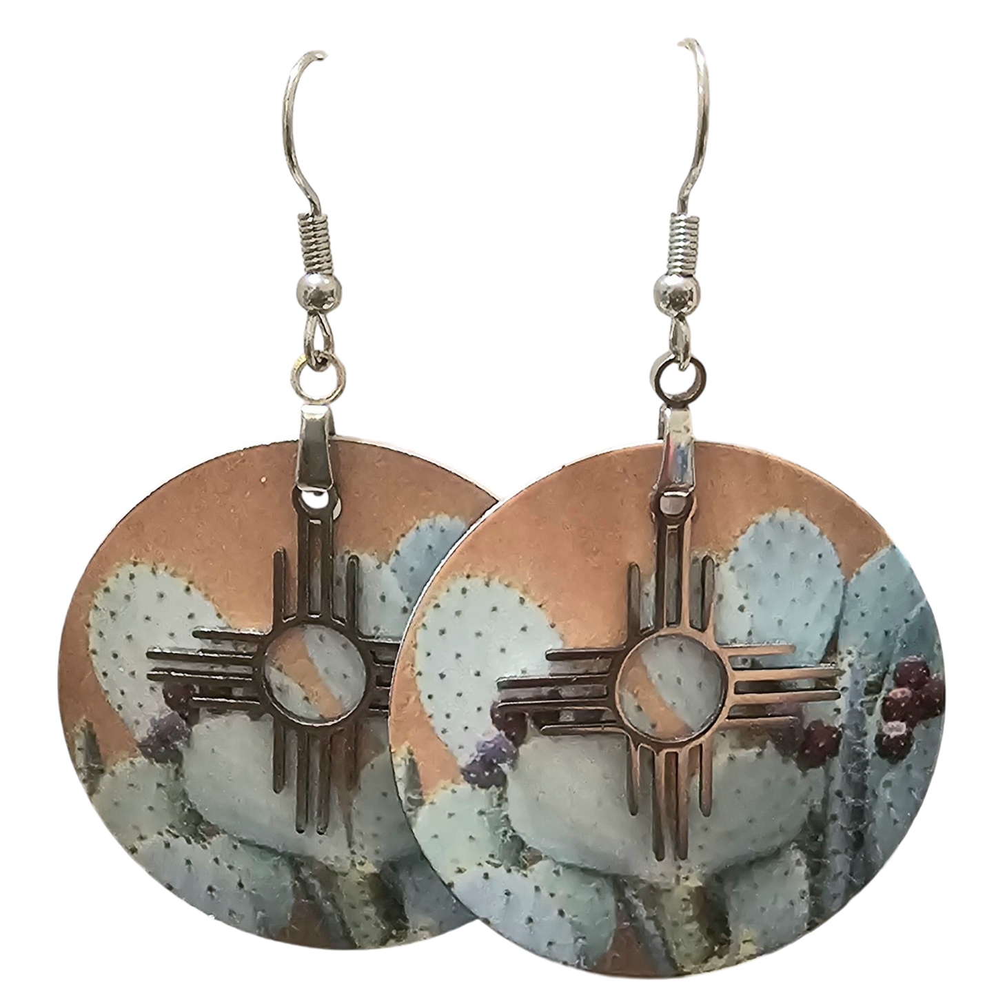 NM landscape dangle earrings