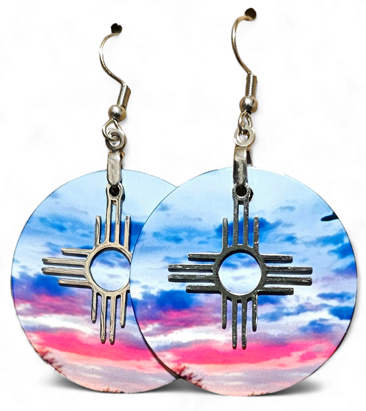 NM landscape dangle earrings