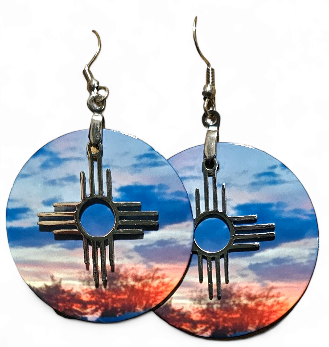 NM landscape dangle earrings