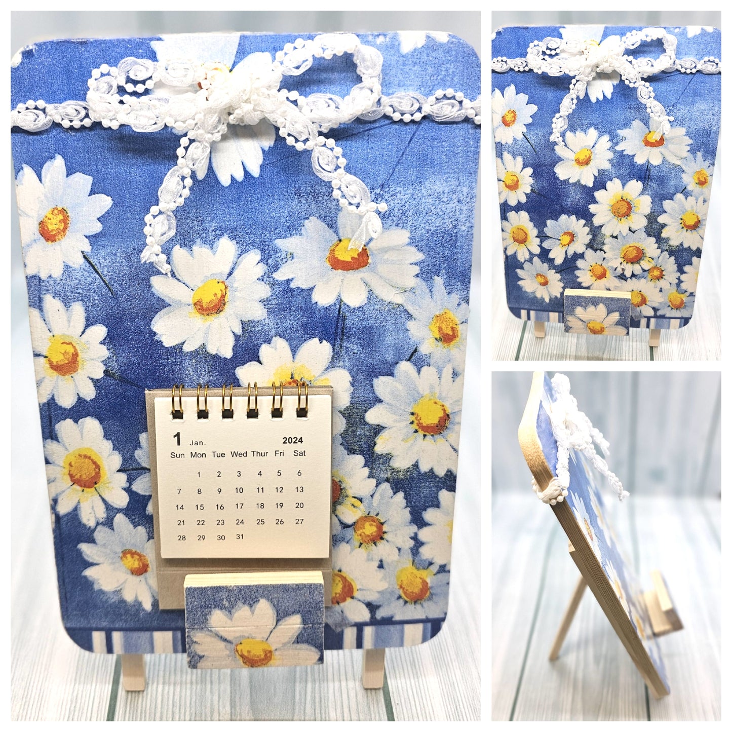 Business card/mini calendar holder