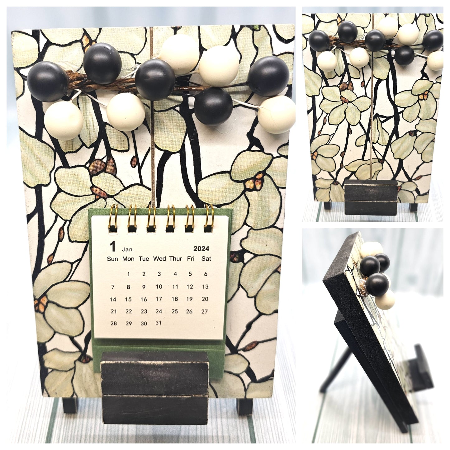 Business card/mini calendar holder